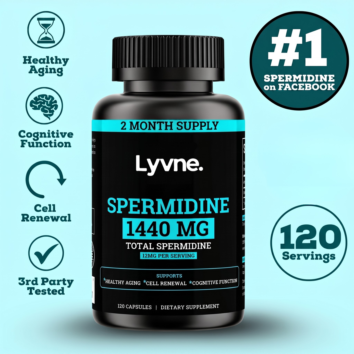 Lyvne Spermidine Capsules